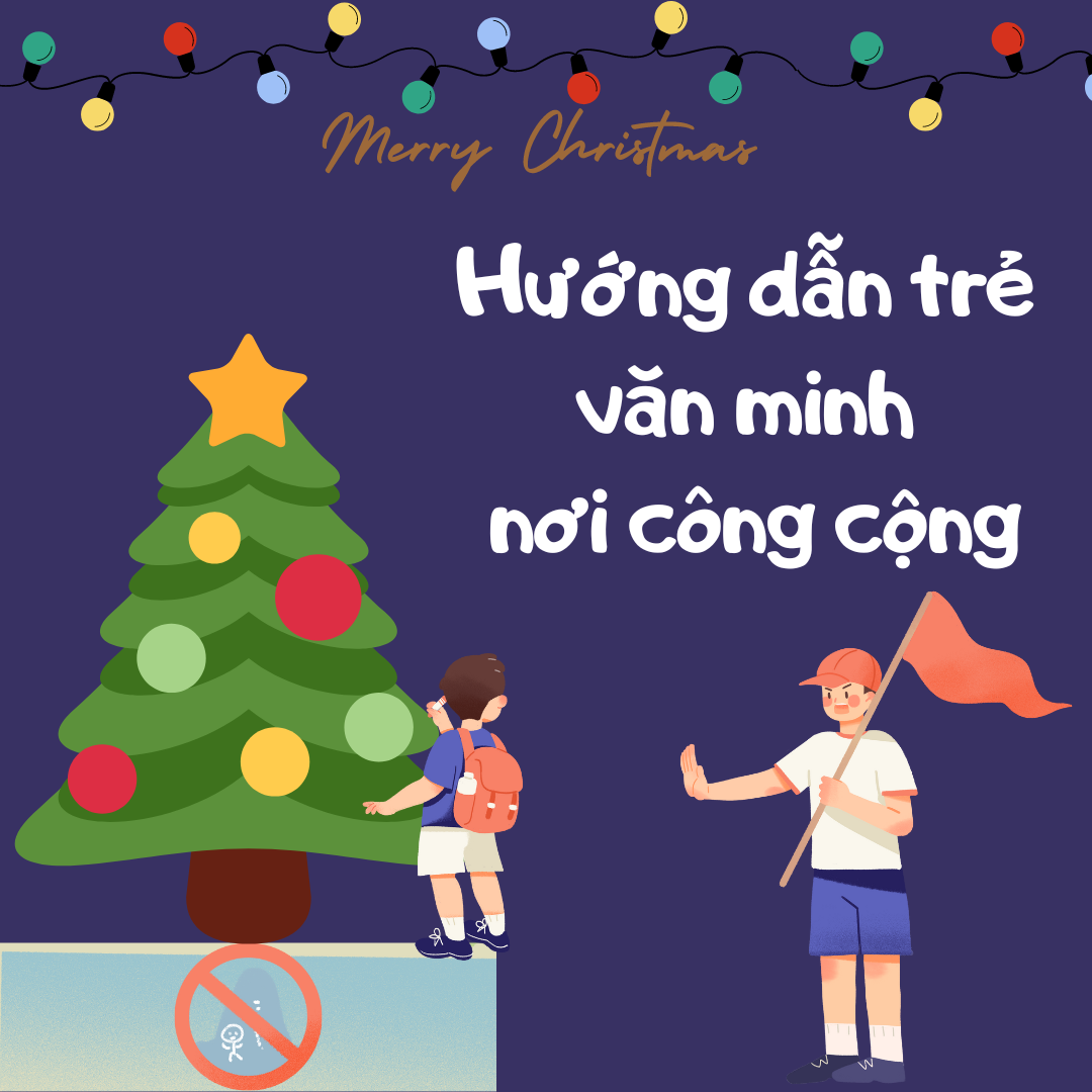 Cùng con - Hướng dẫn con văn minh nơi công cộng