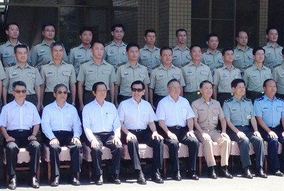 Thị sát Tổng chỉ huy Hiến binh, tổng thống Mã Anh Cửu : Tuyệt đối không bãi bỏ Hiến binh.