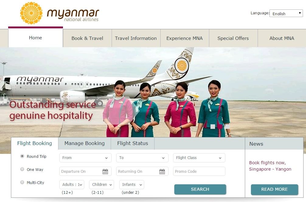 Cuối tháng 1 mở đường bay khứ hồi giữa Đài Bắc – Palau và Đài Bắc – Myanmar