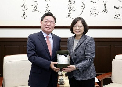 Tổng thống Thái Anh Văn kỳ vọng sớm hoàn thành Hiệp định tránh đánh thuế hai lần giữa Đài Loan và Hàn Quốc