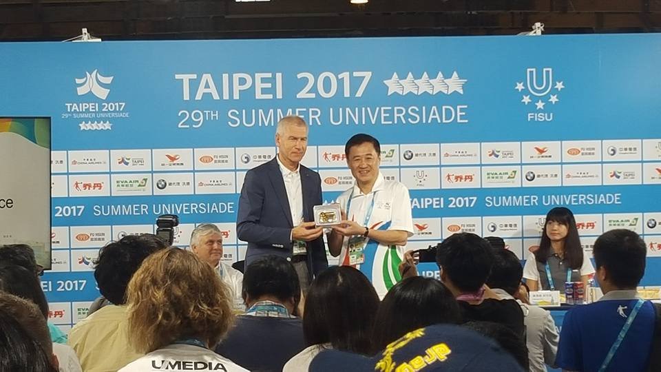 Chủ tịch liên đoàn thể thao sinh viên quốc tế (FISU): nét đẹp tình người của thành phố Đài Bắc đã dành được huy chương vàng
