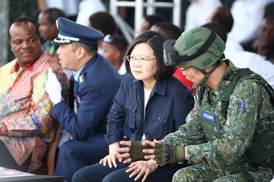 Tổng thống Thái Anh Văn thị sát cuộc tập trận Hán Quang, cổ vũ quân đội quốc gia ghi nhớ trọng trách trên vai