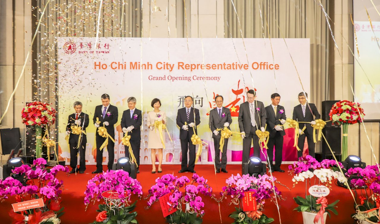 Văn phòng đại diện của Ngân hàng Đài Loan tại thành phố Hồ Chí Minh chính thức mở cửa, tiện lợi hơn cho các doanh nghiệp Đài Loan