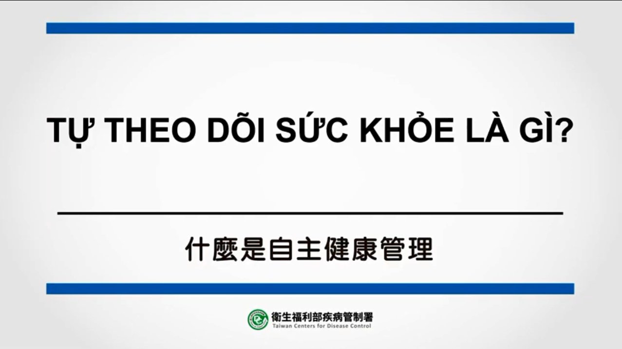 Tự quản lý sức khỏe là gì?