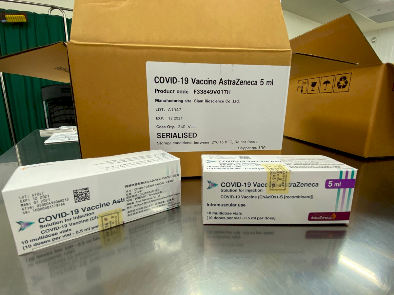 676 nghìn liều AZ đến Đài Loan, nâng tổng số vaccine AZ nhận được lên 7,8 triệu liều