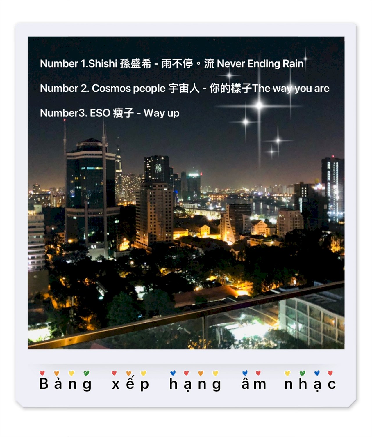 Bảng xếp hạng âm nhạc (05/24-05/30)