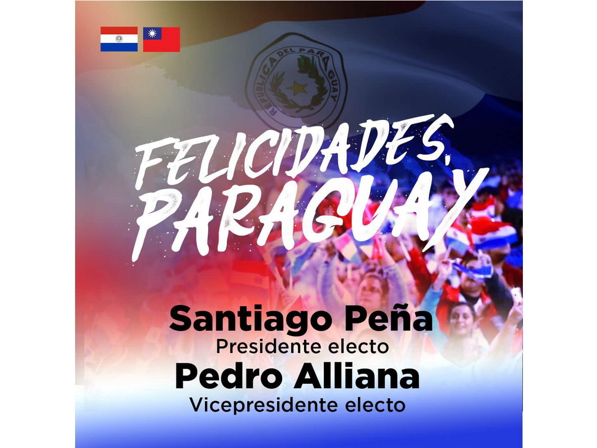Paraguay tiến hành cuộc bầu cử Tổng thống. Đại sứ Trung Hoa Dân Quốc tỏ lời chúc mừng tân Tổng thống Paraguay