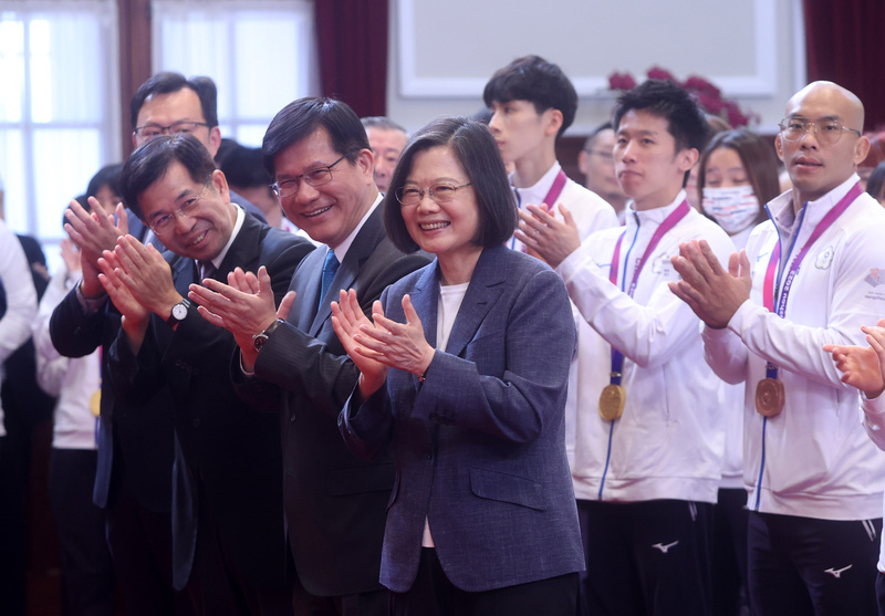 Tiếp kiến đoàn đại biểu tham gia Đại hội thể thao châu Á Hàng Châu, Tổng thống: thể hiện tinh thần và sự dẻo dai của Đài Loan