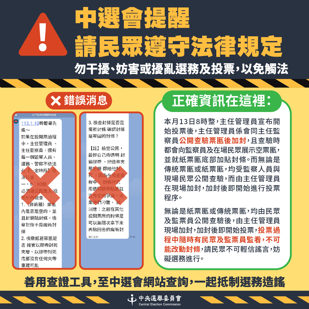 Xuất hiện nhiều tin đồn thất thiệt về quy định bầu cử trên mạng, Ủy ban Bầu cử yêu cầu người dân tuyệt đối không được nghe theo để tránh bị phạt