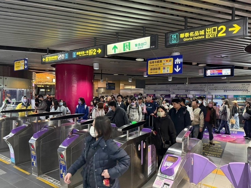 Tuyến Metro Đài Bắc – Sân bay đã đạt kỷ lục về lượng chuyên chở với 270 nghìn lượt hành khách/ngày vào cuối tuần trước