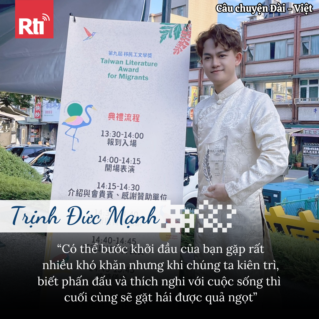 [Câu chuyện Đài Việt - Tập 109] Đức Mạnh: “Có thể bước khởi đầu của bạn gặp rất nhiều khó khăn nhưng khi chúng ta kiên trì, phấn đấu thì cuối cùng sẽ gặt hái được quả ngọt”
