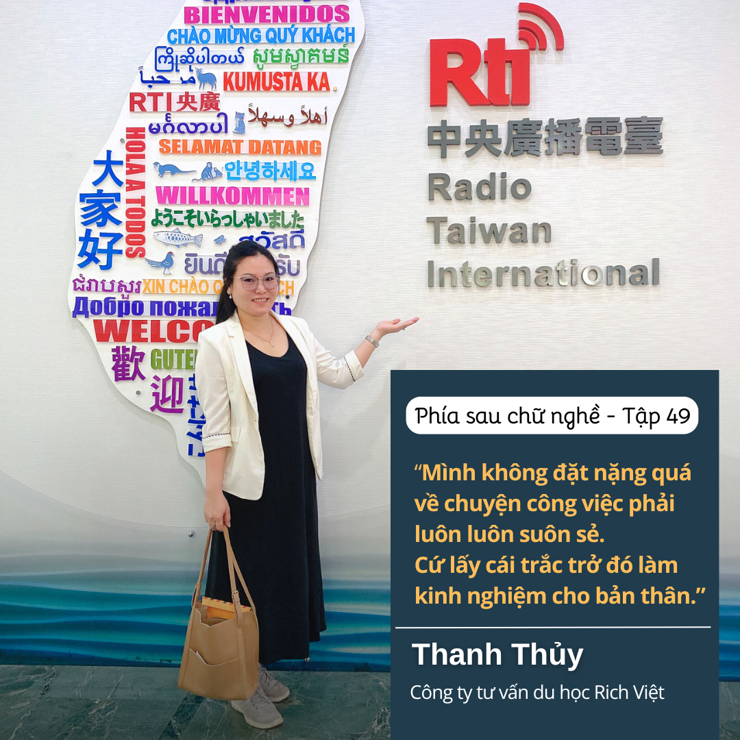 [Phía sau chữ nghề - Tập 49] Gặp gỡ chị Thanh Thủy - Quản lý cố vấn Công ty tư vấn du học Rich Việt